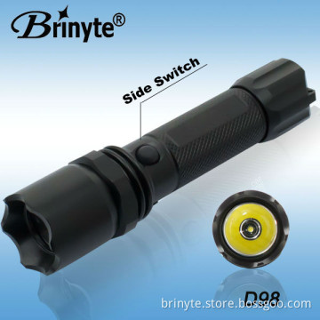 Tactical Head Aluminum Portable CREE Police Flashlight